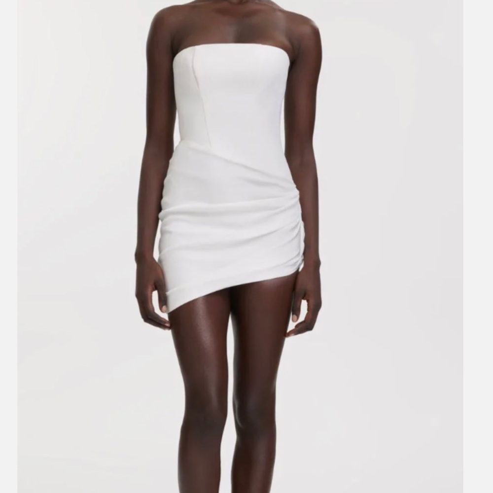 KHYA Orleans bright ivory Mini Dress (New)